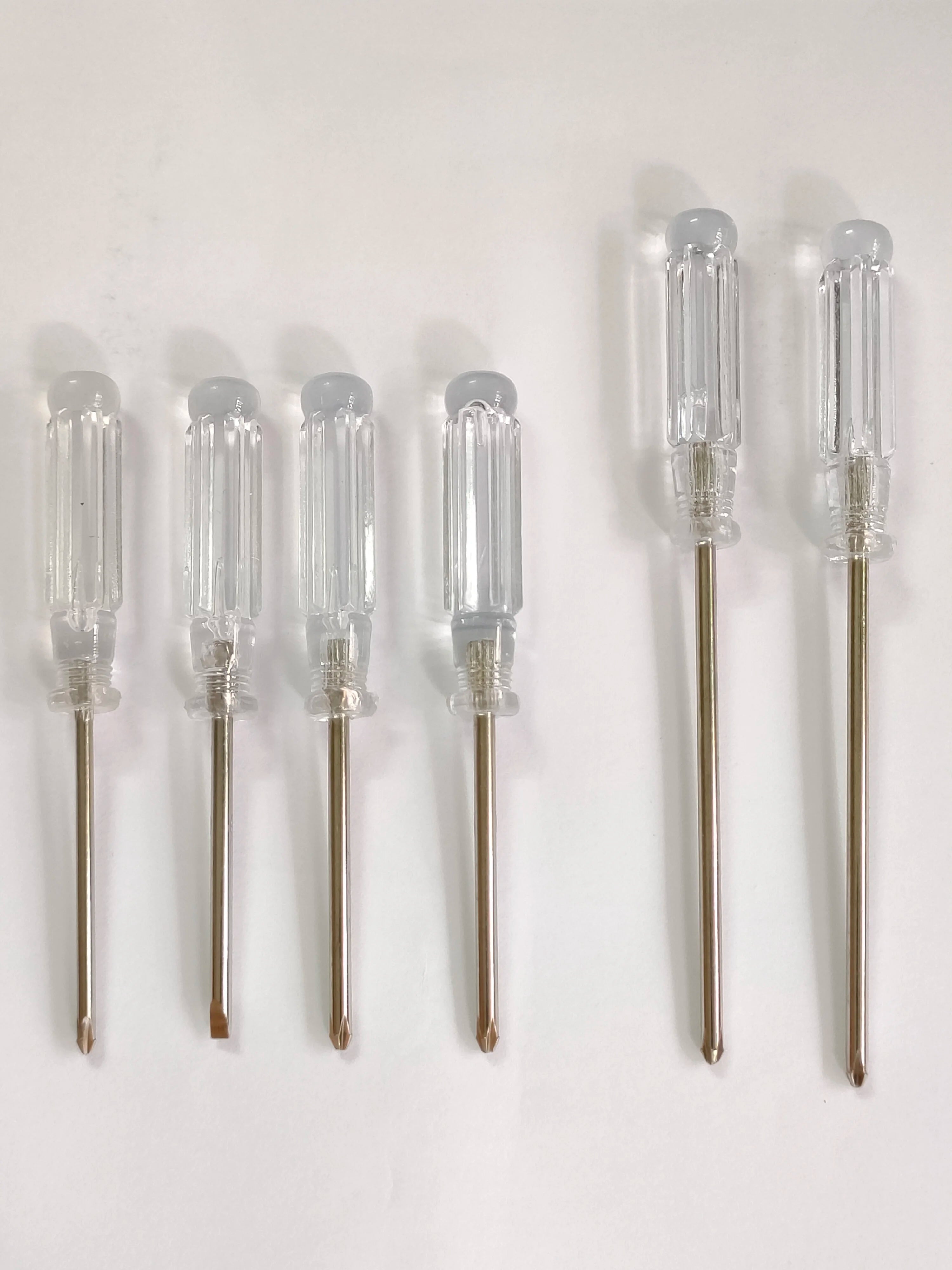 Transparent Mini Tournevis Torx 3mm 2mm 1.5mm Small Flat Phillips Precision Screw Driver