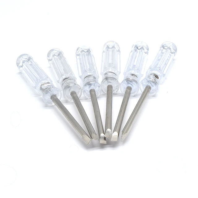 Transparent Mini Tournevis Torx 3mm 2mm 1.5mm Small Flat Phillips Precision Screw Driver